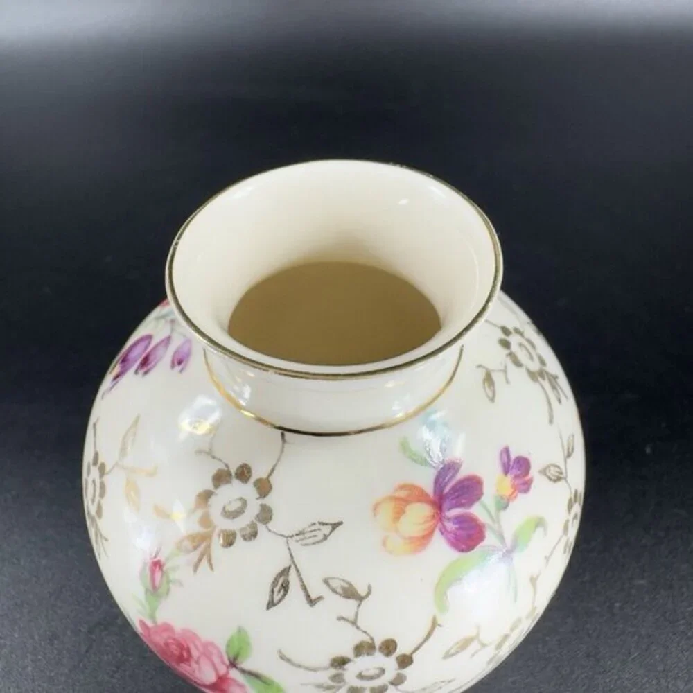 1950s Kronach Bavaria OCA Porcellan Floral Vase‎ Bud Vase Marked Anita 63/1 VTG